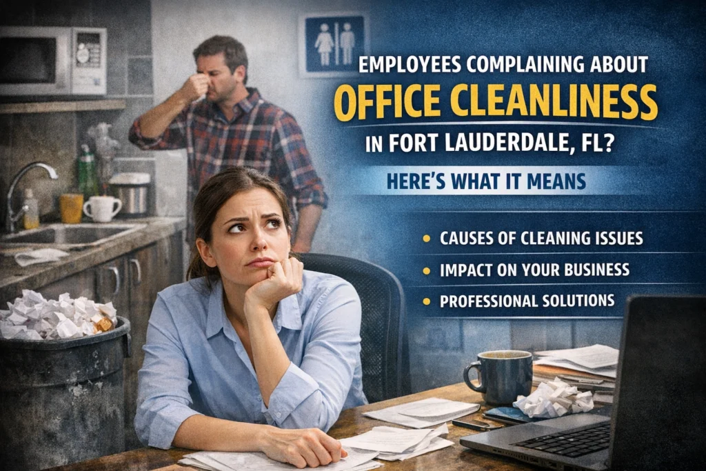 Employees Complaining About Office Cleanliness in Fort Lauderdale, FL? Here’s What It Means