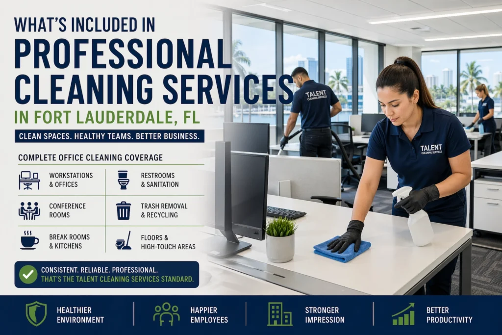 What’s Included in Professional Cleaning Services in Fort Lauderdale, FL?