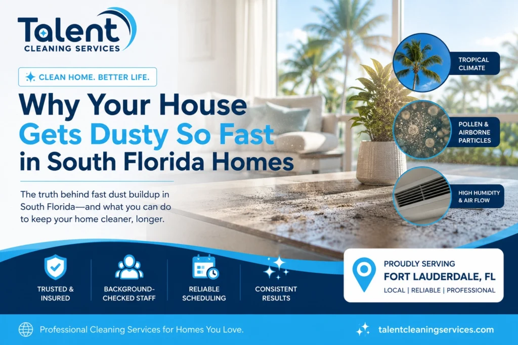 Why Your House Gets Dusty So Fast in South Florida Homes