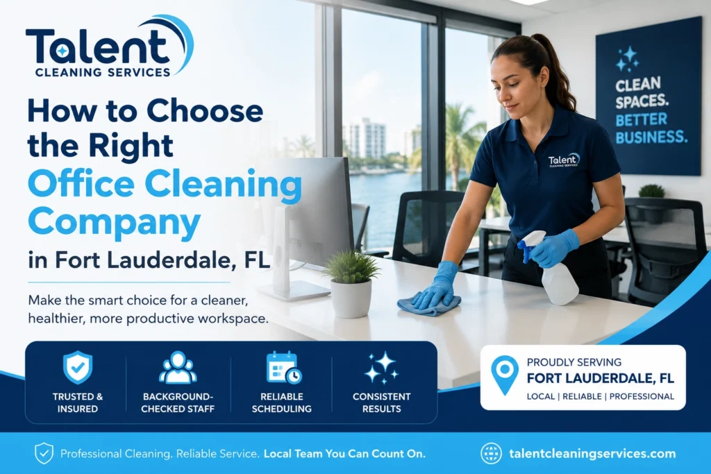 How to Choose the Right Office Cleaning Company in Fort Lauderdale, FL