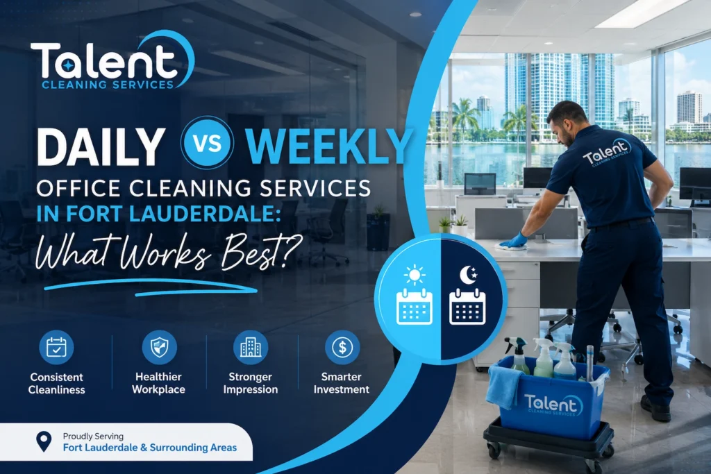 Daily vs Weekly Office Cleaning Services in Fort Lauderdale: What Works Best?