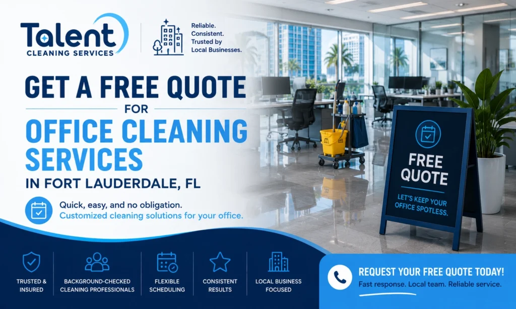 Get a Free Quote for Office Cleaning Services in Fort Lauderdale, FL