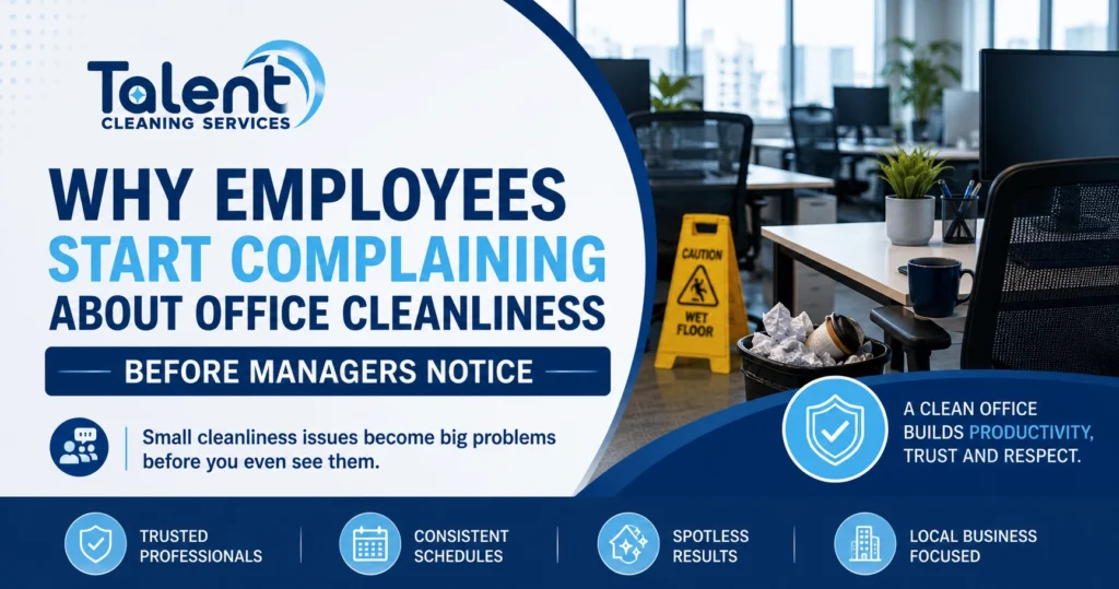 Why Employees Start Complaining About Office Cleanliness Before Managers Notice